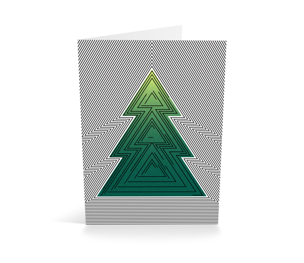 Christmas Eve new year xmas Tree  merry December postcard gif wrapping gift card greeting