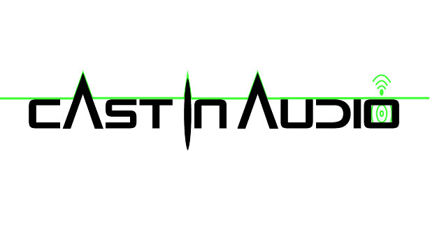 logo Logo Design graphic design  typography   Cast In Audio band logo music logo branding  Illustrator