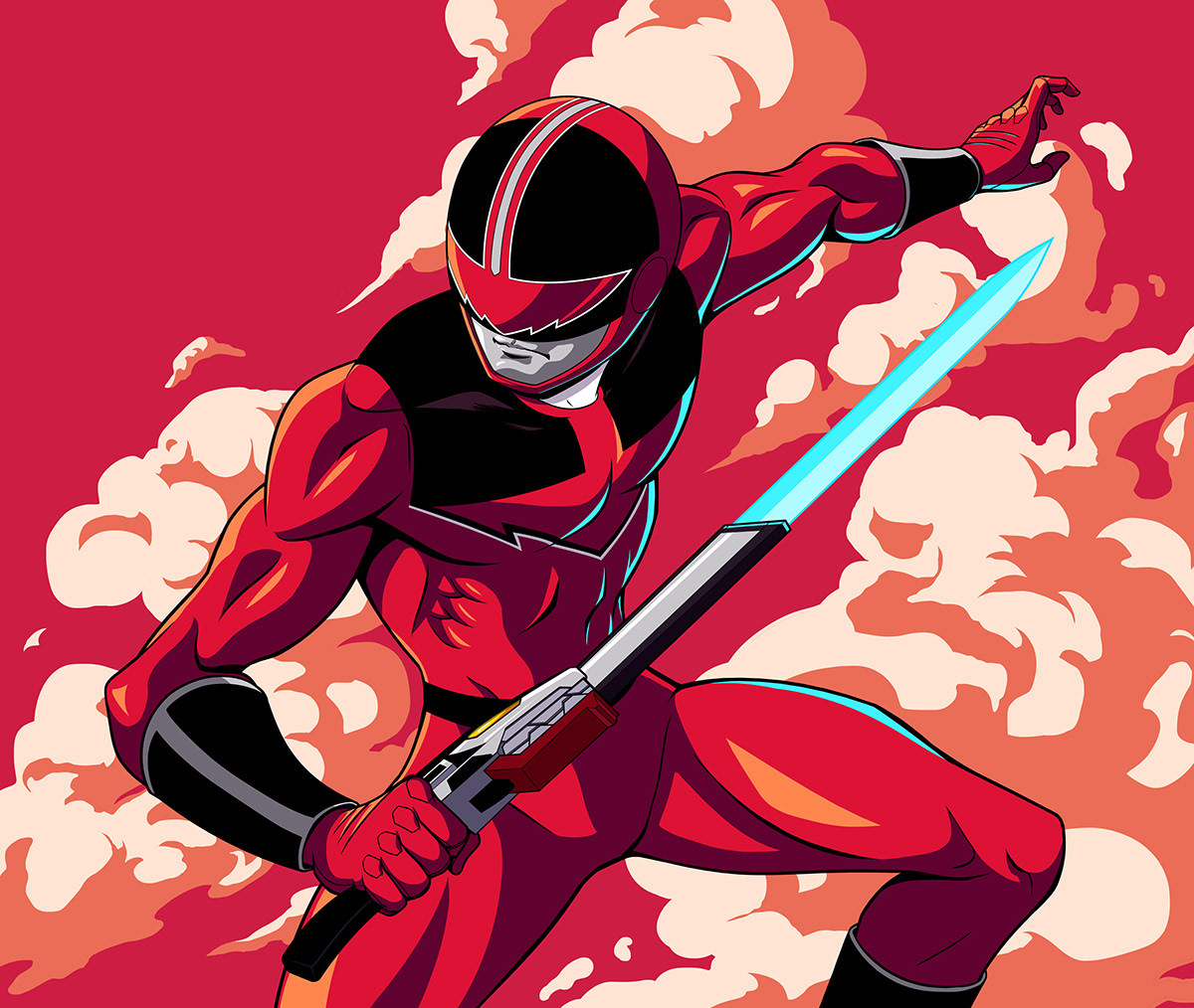 time fire panama fanart art design Power Rangers ranger Super Sentai Time Force