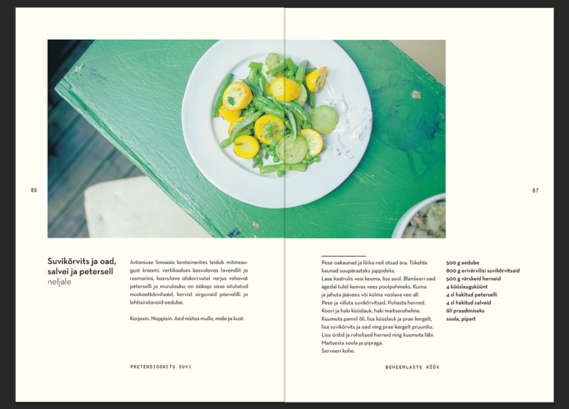 cookbook  book Layout photograpy Food   bohemians kitchen