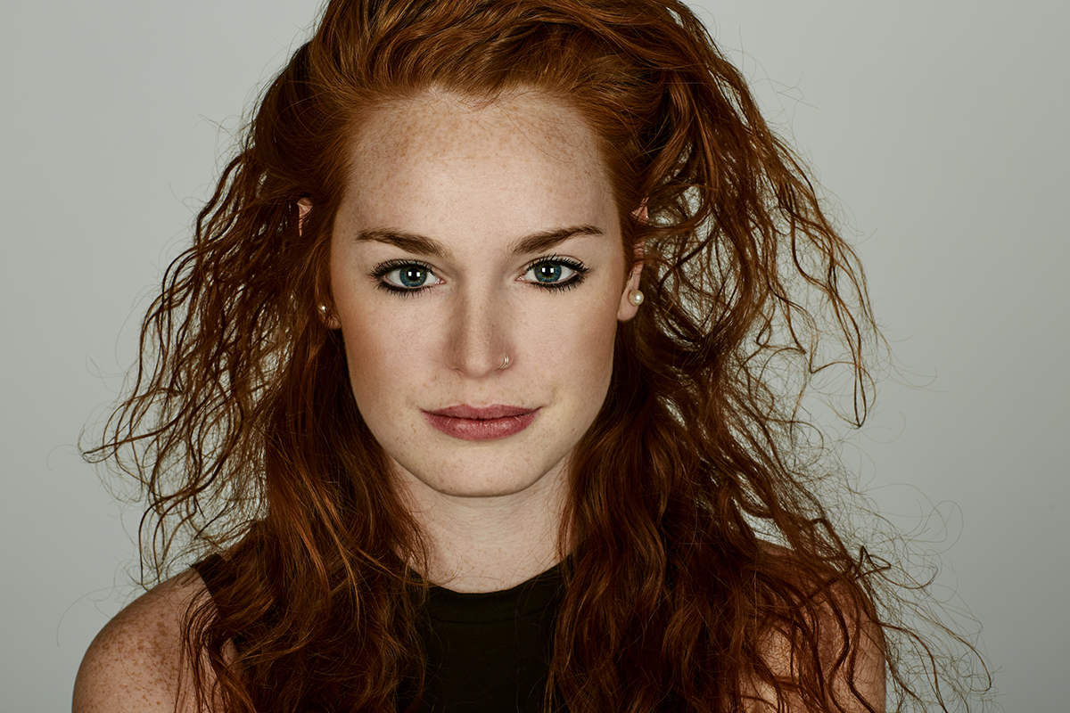 Adobe Portfolio portrait redhead gingers face freckels