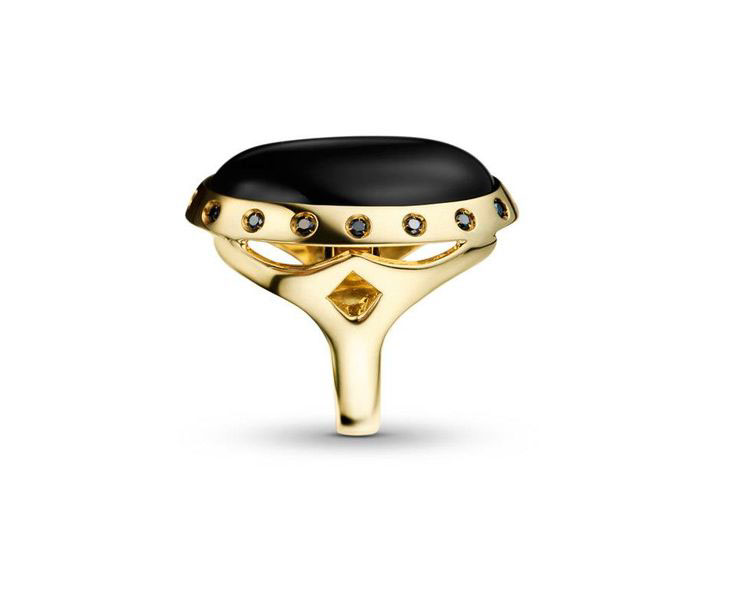 jewelry gold art deco minimalist ring