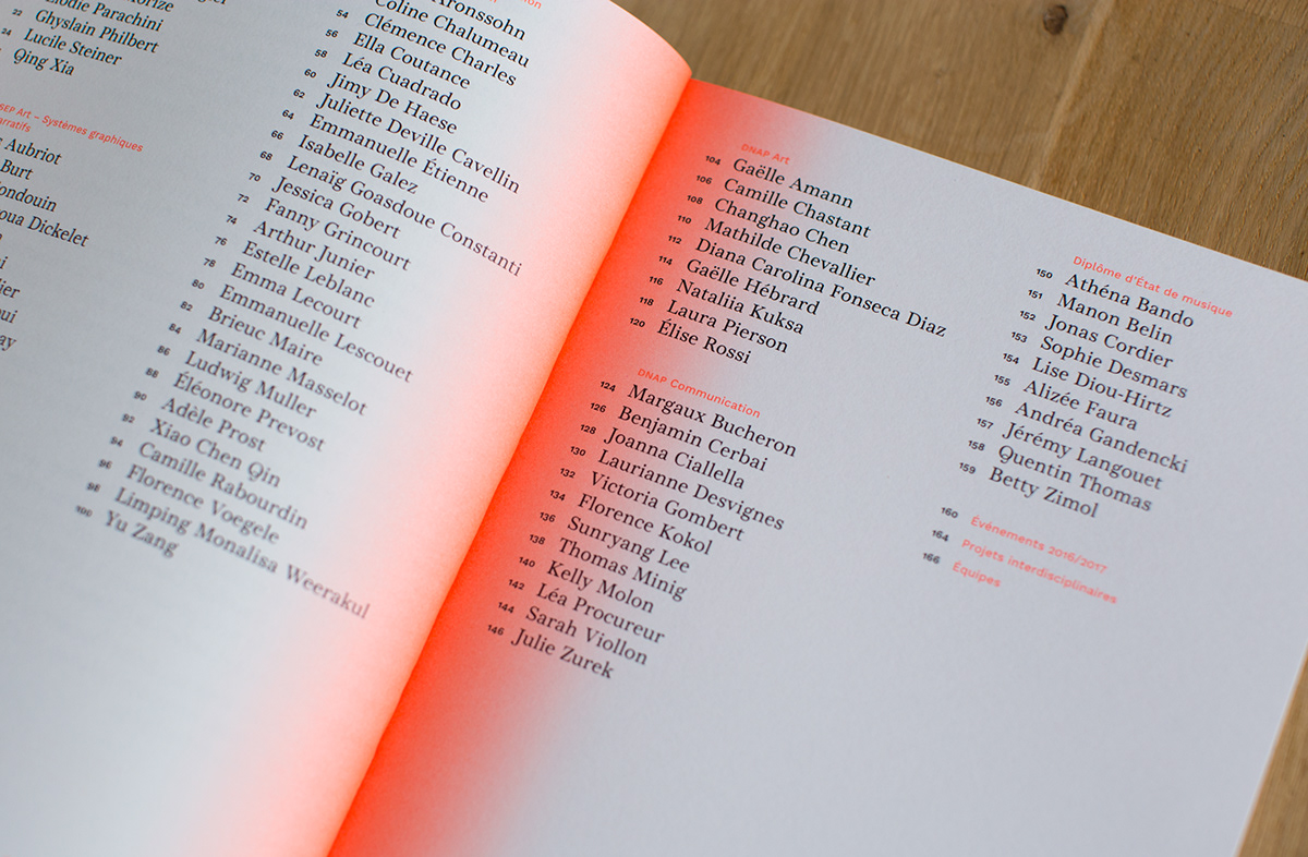 editorial design  catalog graduate catalog gradient neon pantone book fluo graphic design  pantone 805