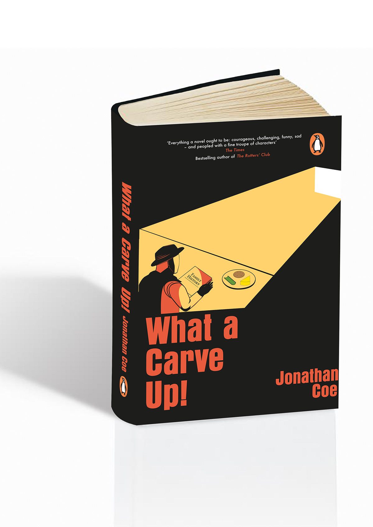 book design penguin book cover Competition WhatACarveUp! JonathanCoe