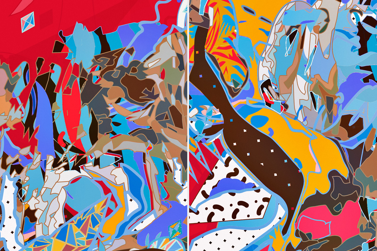 adobeillustrator vector digital artwork poster manga anime comic paranoidme madrid diego spain abstract ilustracion portrait