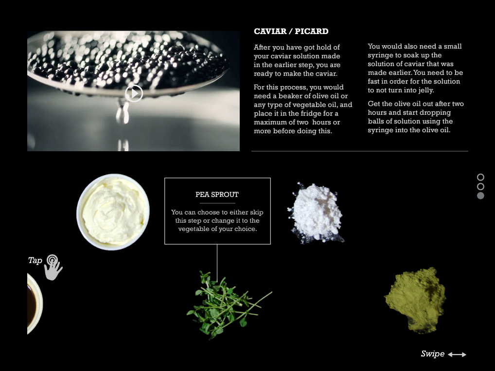 appetite Food  molecular gastronomy science futuristic smoke digital publication iPad magazine epub