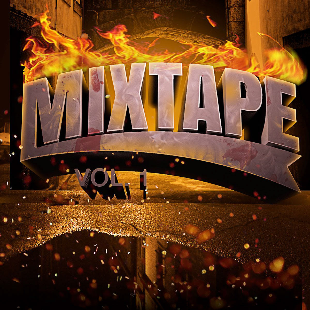 Adobe Portfolio mixtape covers mixtape covers  game  wiz  green  red  blue 5x5 cd Meek Mill mill meek photoshop