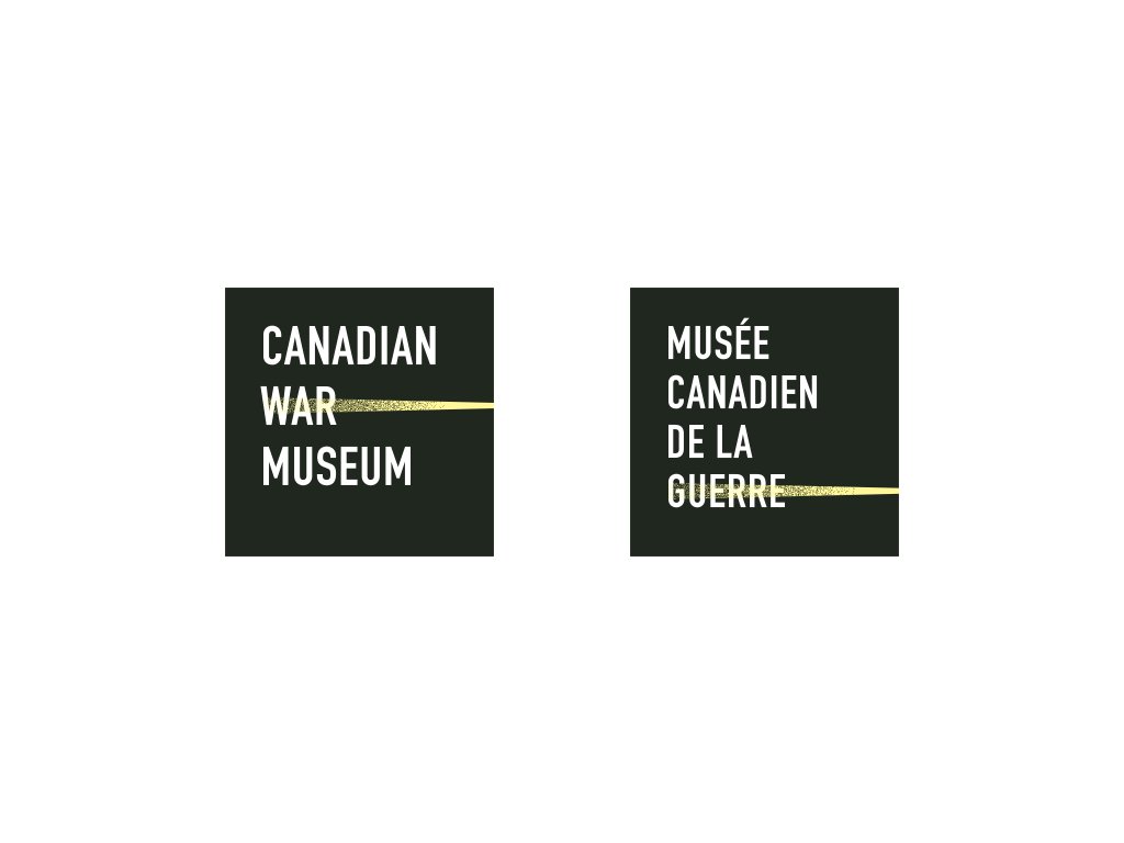 museum War Canada identity logo light Memorial