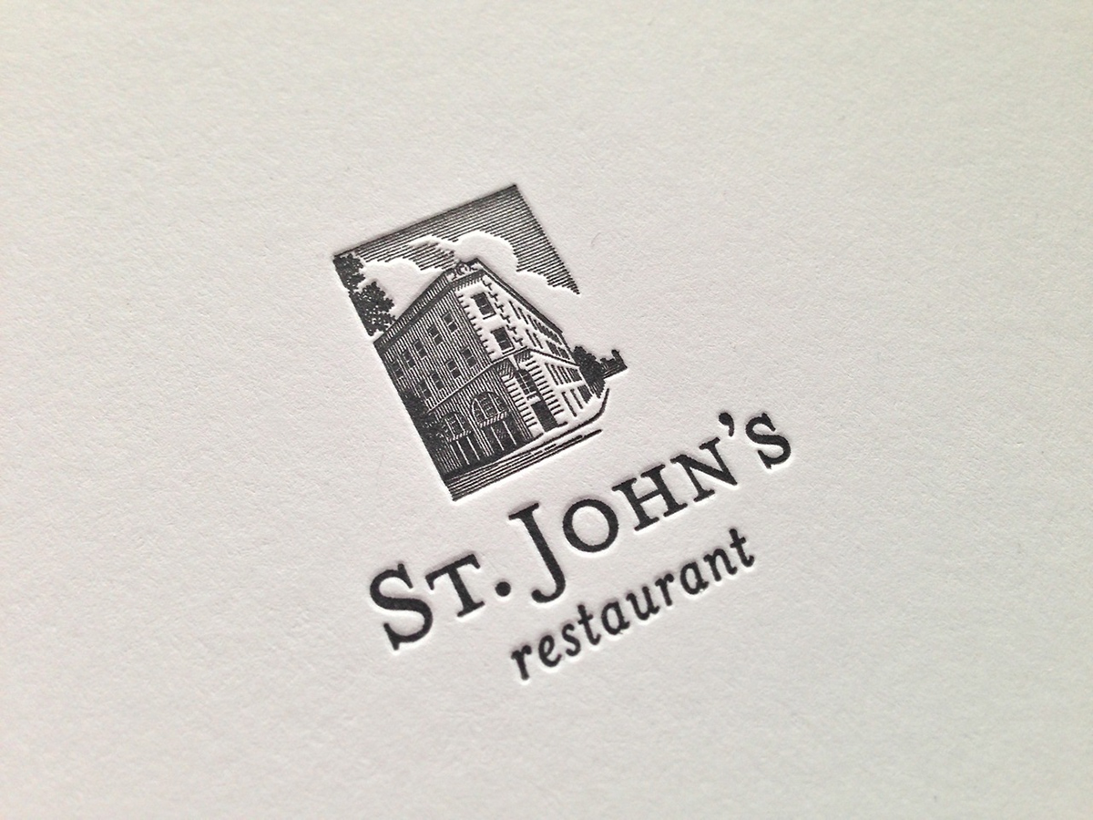 St Johns Widgets & Stone logo Logo Design identity letterpress David Webb
