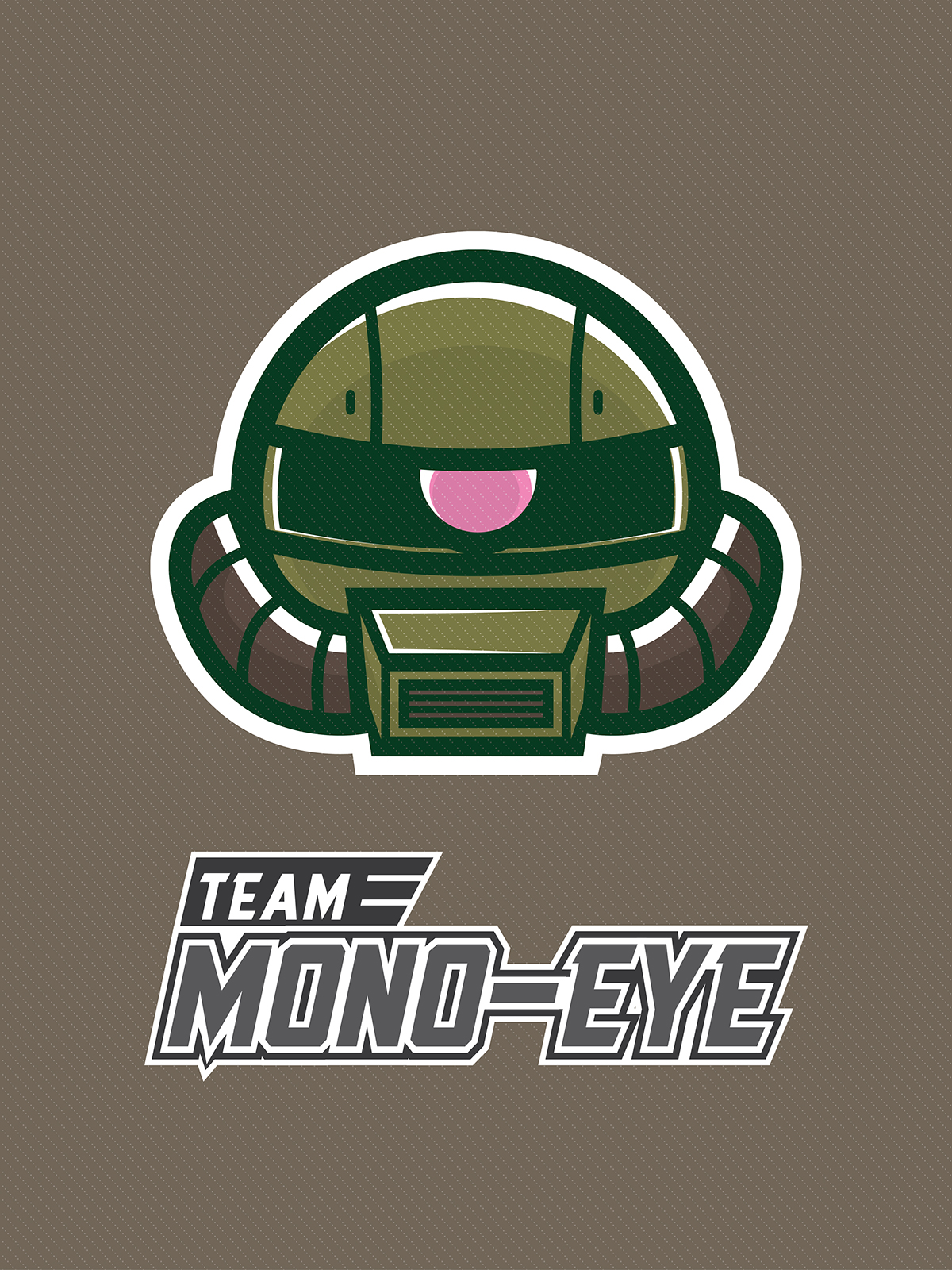 gemzki zaku team mono eye gunpla Gundam vector mecha robot
