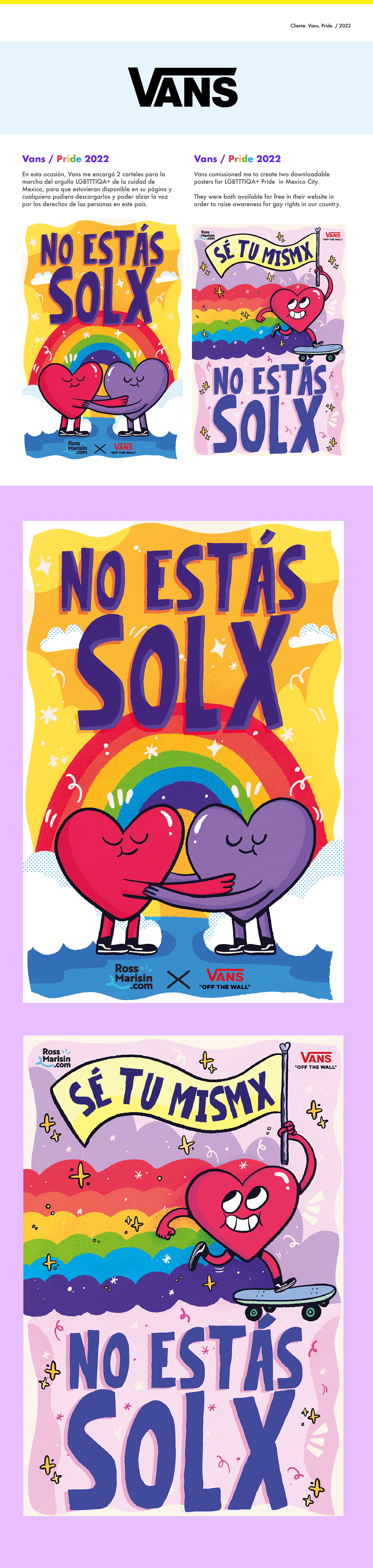 LGBT pride cartoon poster latina hispanic ilustracion digital illustration