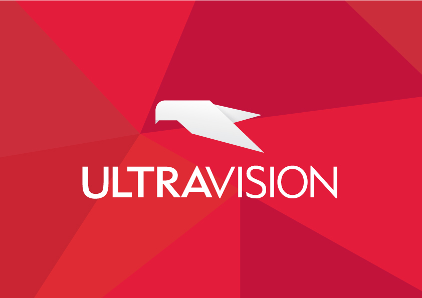 Ultravision brand Portugal corporate image logo Monday Michael Nunes minimal design