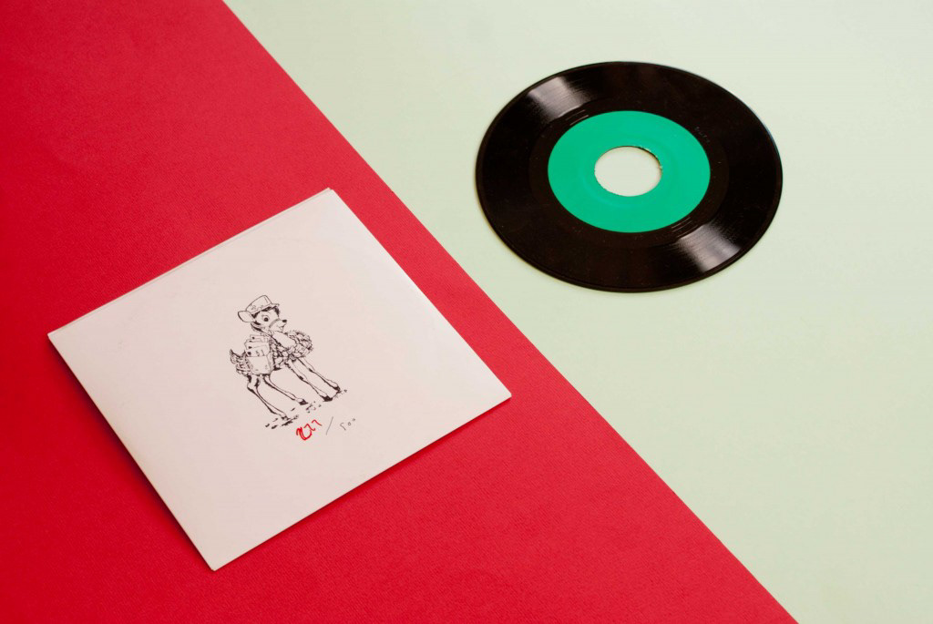 Music illustration vinyl vinyl design micah p hinson line art digital colouring Christmas