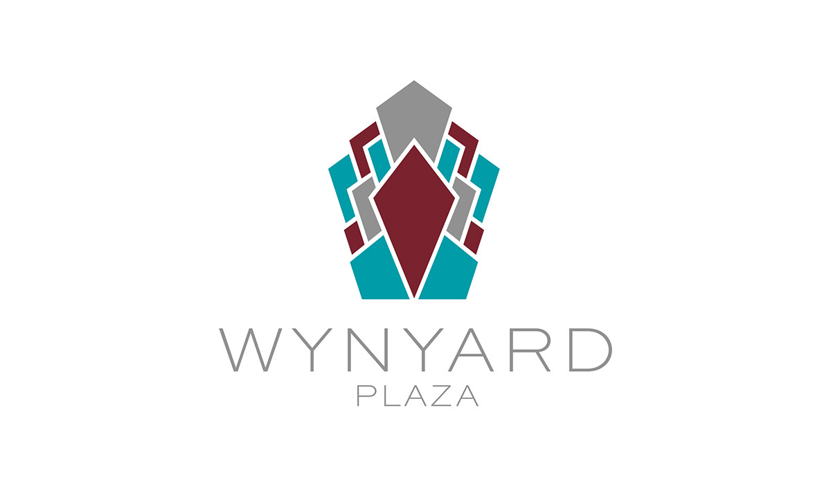 hotel identity identity logo combination logo wynyard plaza hotel