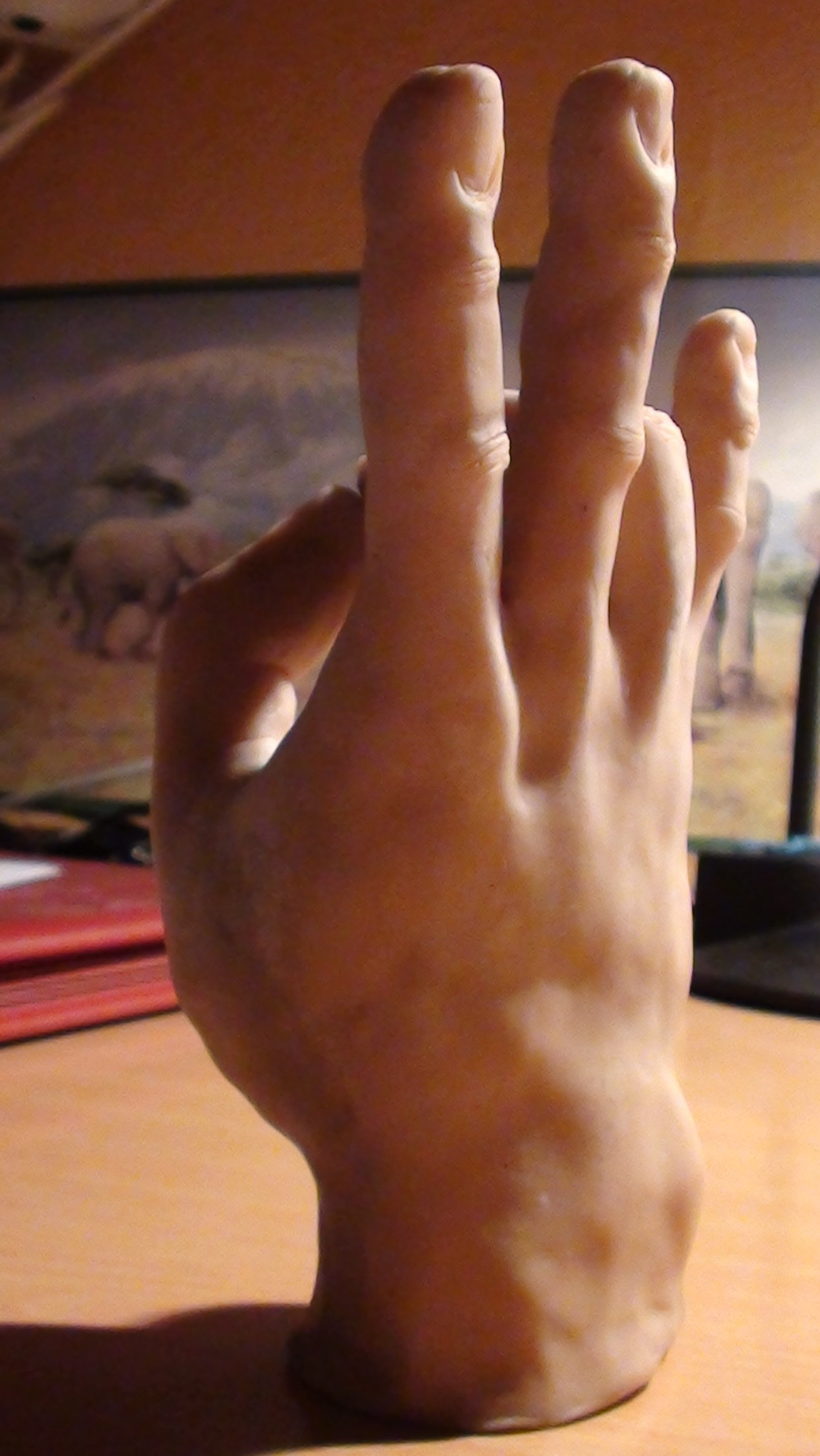 hand super sculpey polymer clay