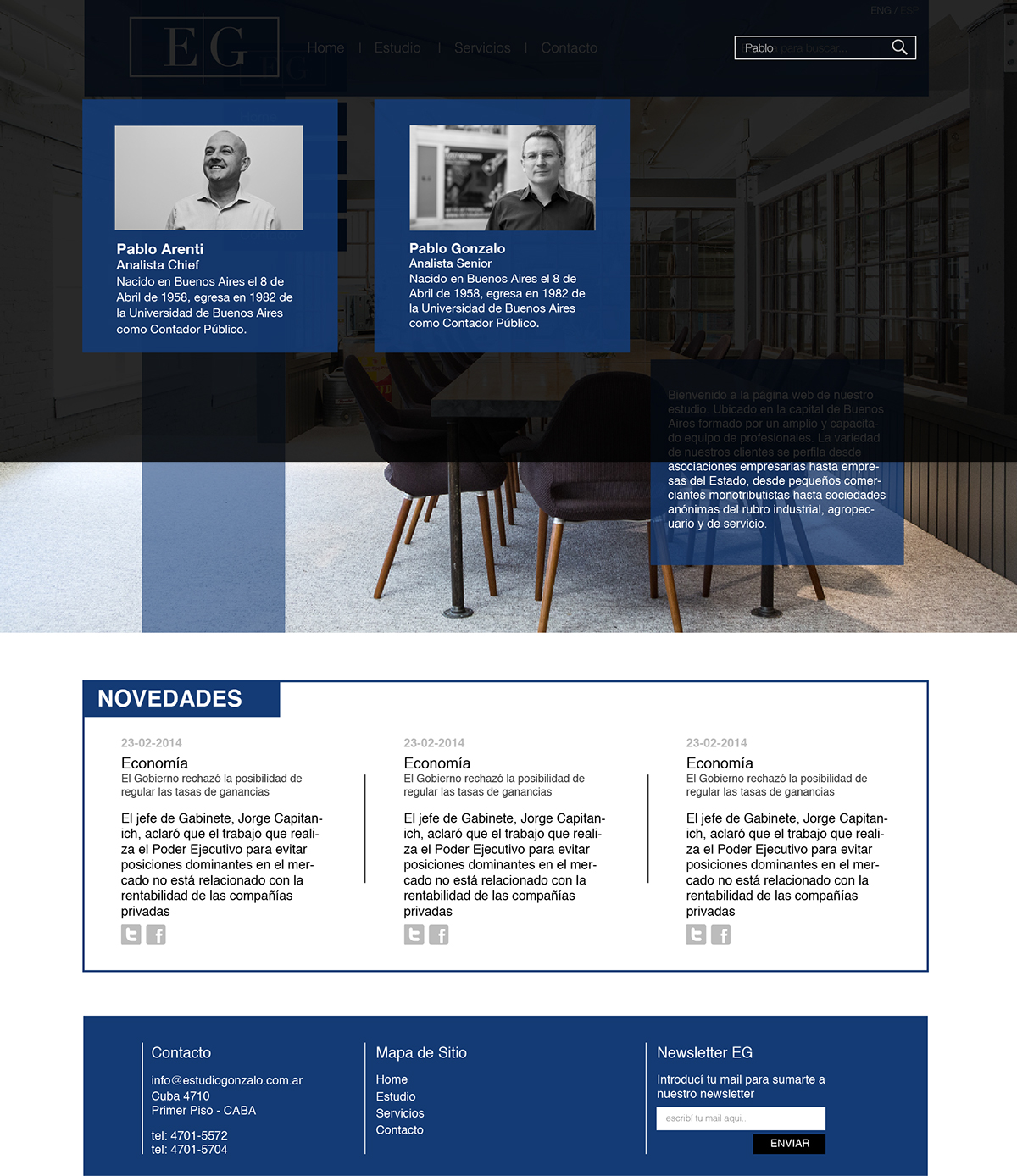 firm Classic Web modern Style buenos aires argentina law law firm feature