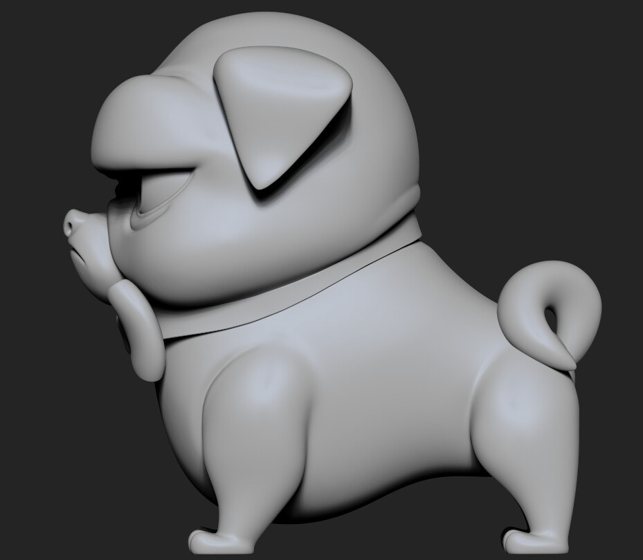 3D 3d animation animation  arnold character animation characterartist dog grooming Maya Zbrush
