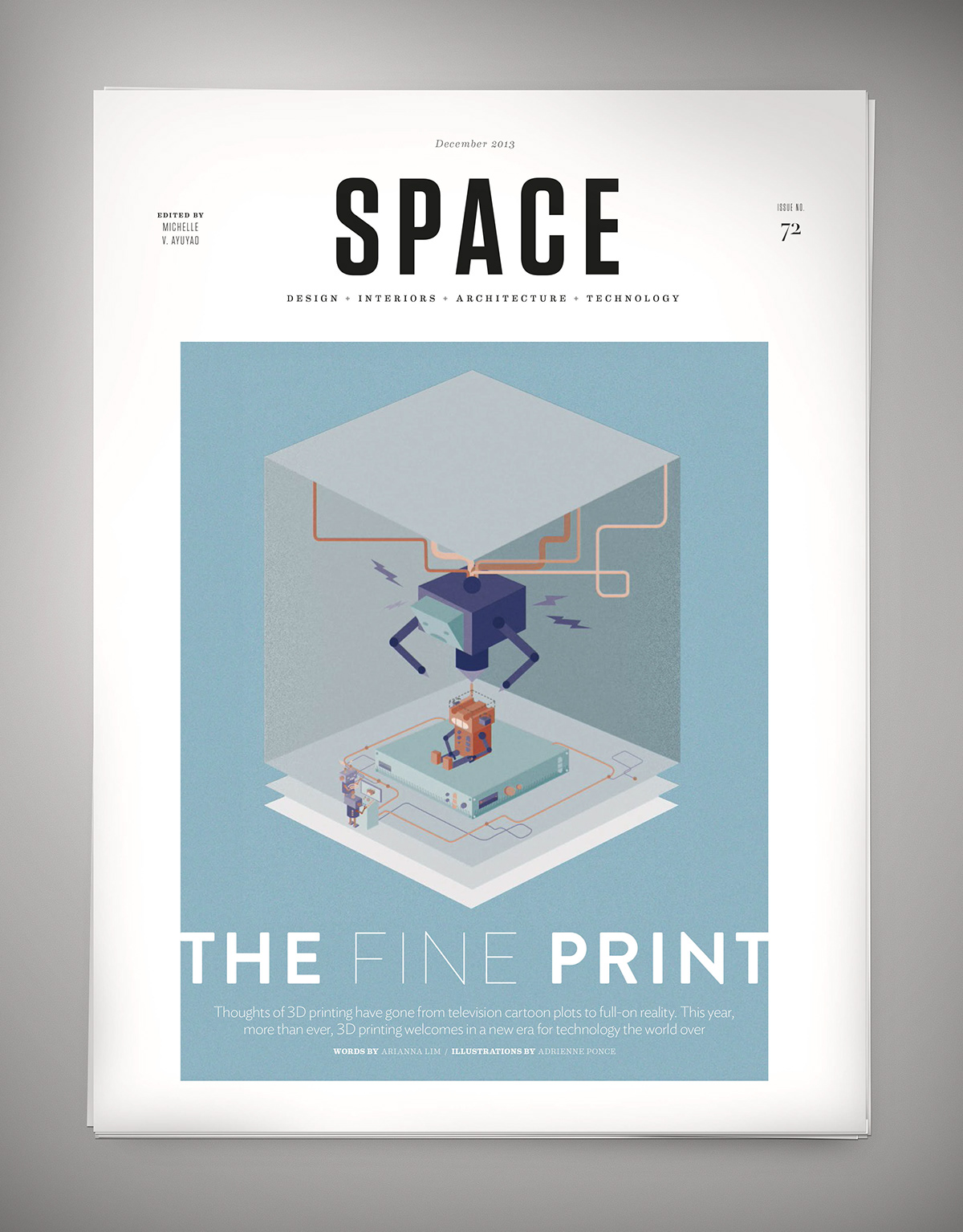 magazine editorial rogue magazine 3D Printer