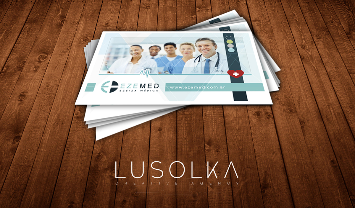 diseño gráfico Diseño web diseño de marca isologotipo Carpeta flyer medicina Ezemed vinilos vidriera arquigrafía