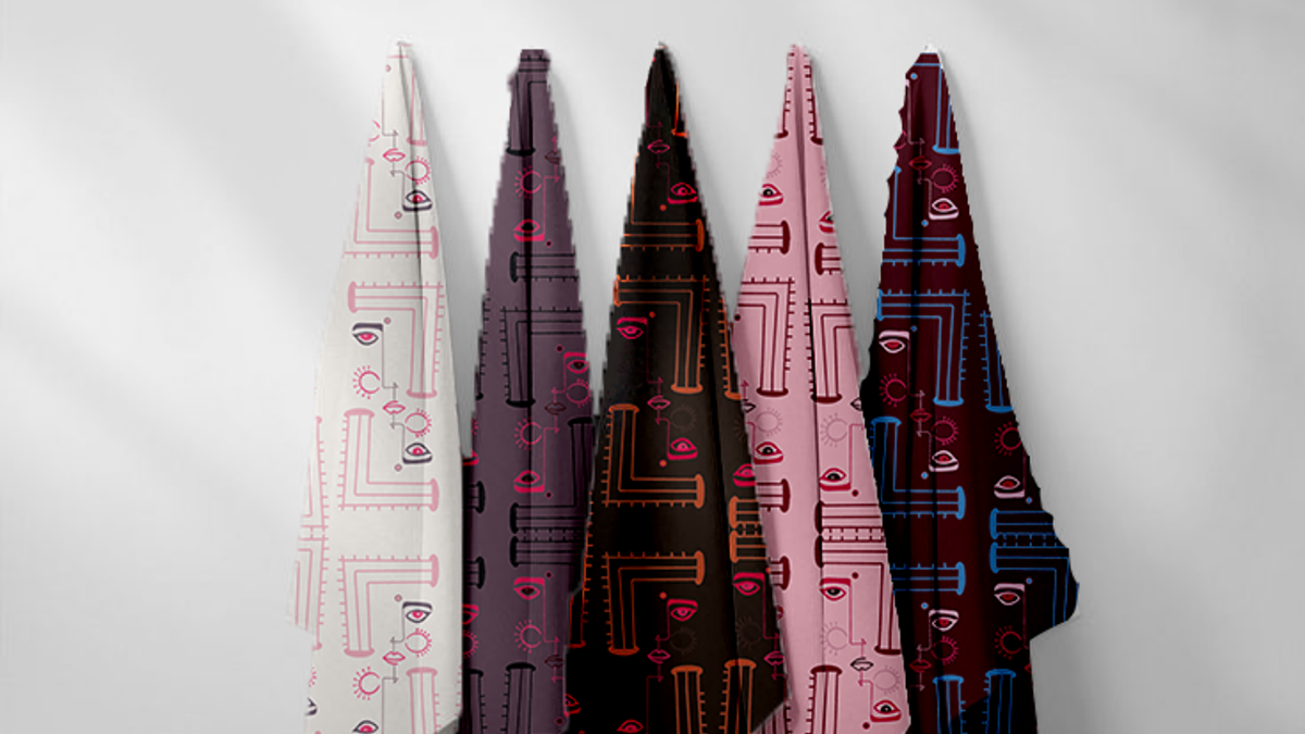 print print design  textile design  Surface Pattern textile NIFT NIFT PORTFOLIO pink cad PointCarre