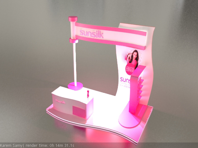 3d booth for Sunsilk