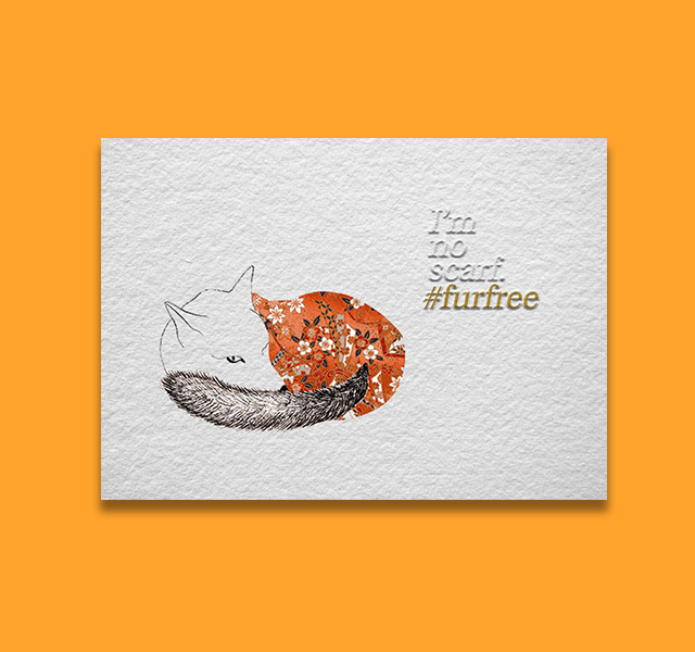 #furfree postcard print art cards