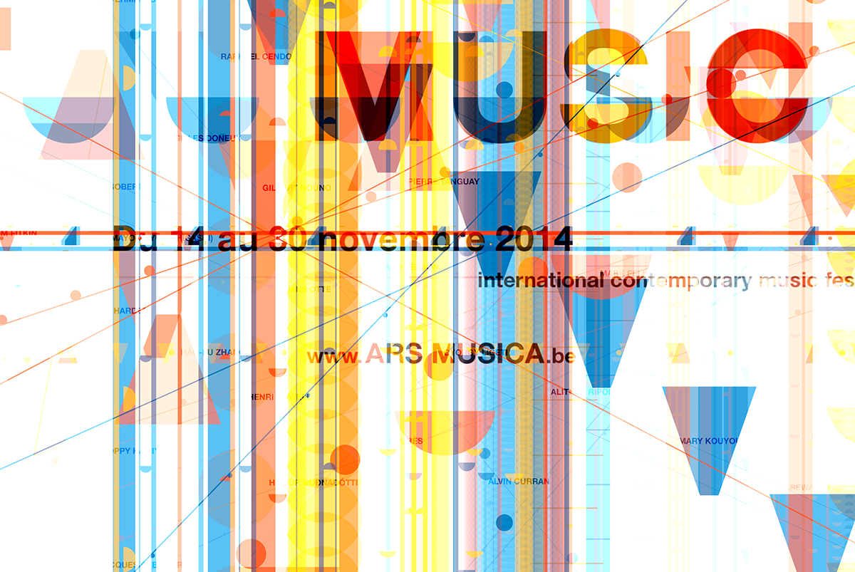 festival festival de musique Minimalisme maximaliste géométrique colore