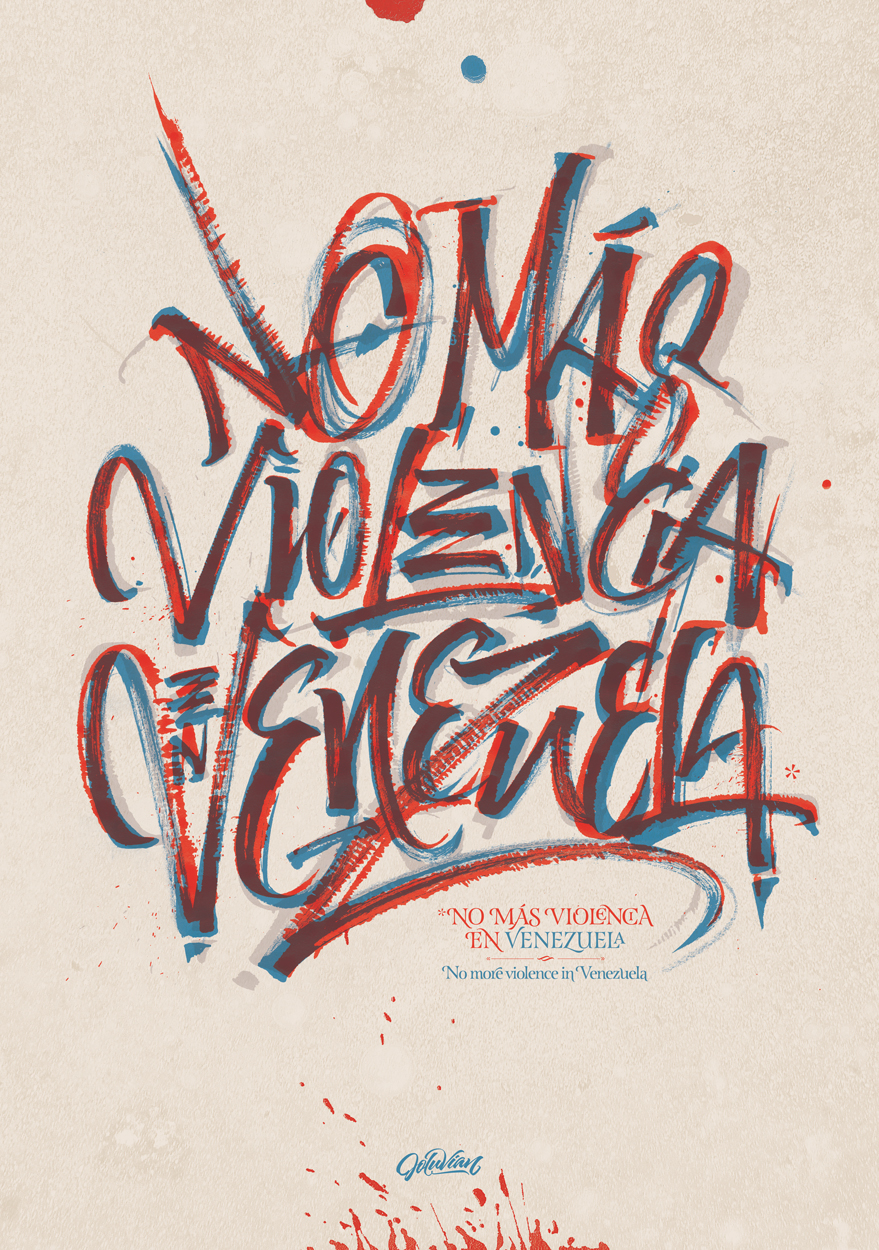 lettering apparel t-shirt cartel poster joluvian venezuela atletico madrid fuck dollar