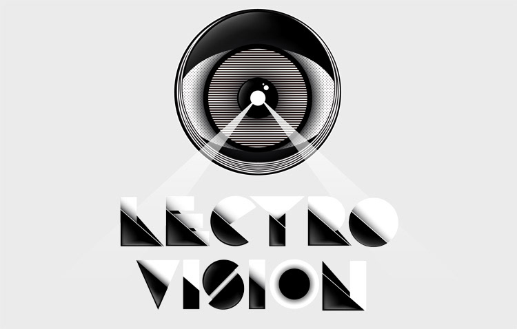 Logotype logo typo design graphic lectro lectrovision