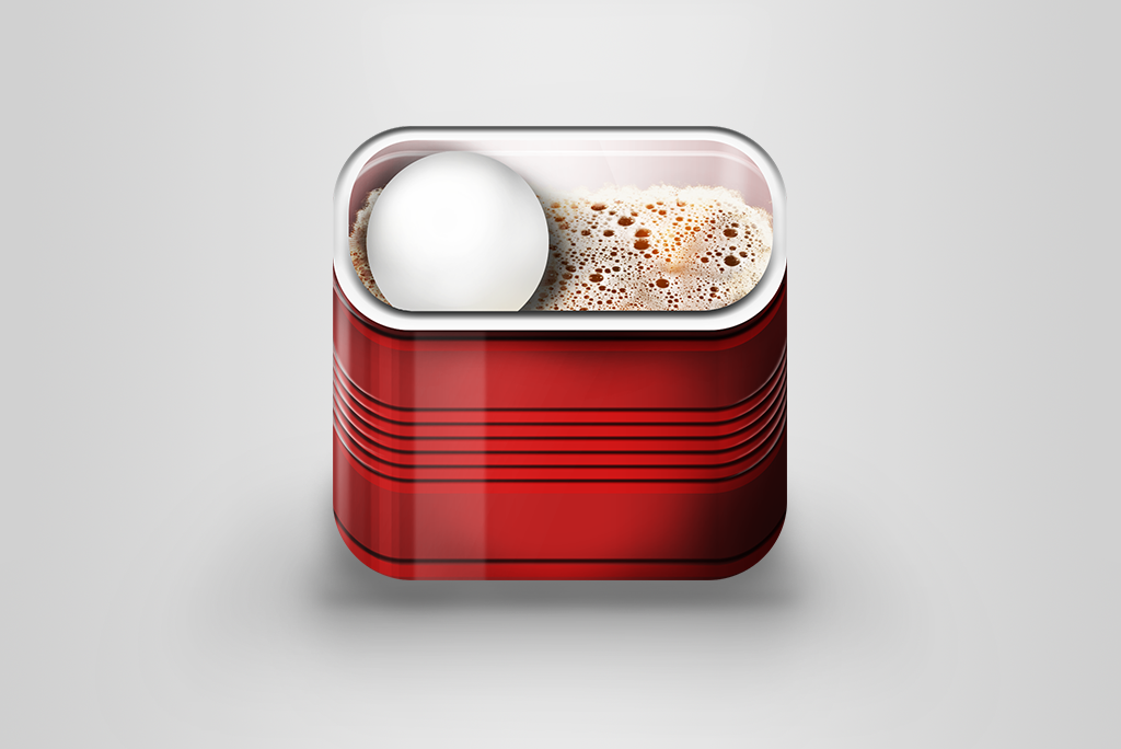 ios Icon beer beer-pong drink game plastic cup application icon