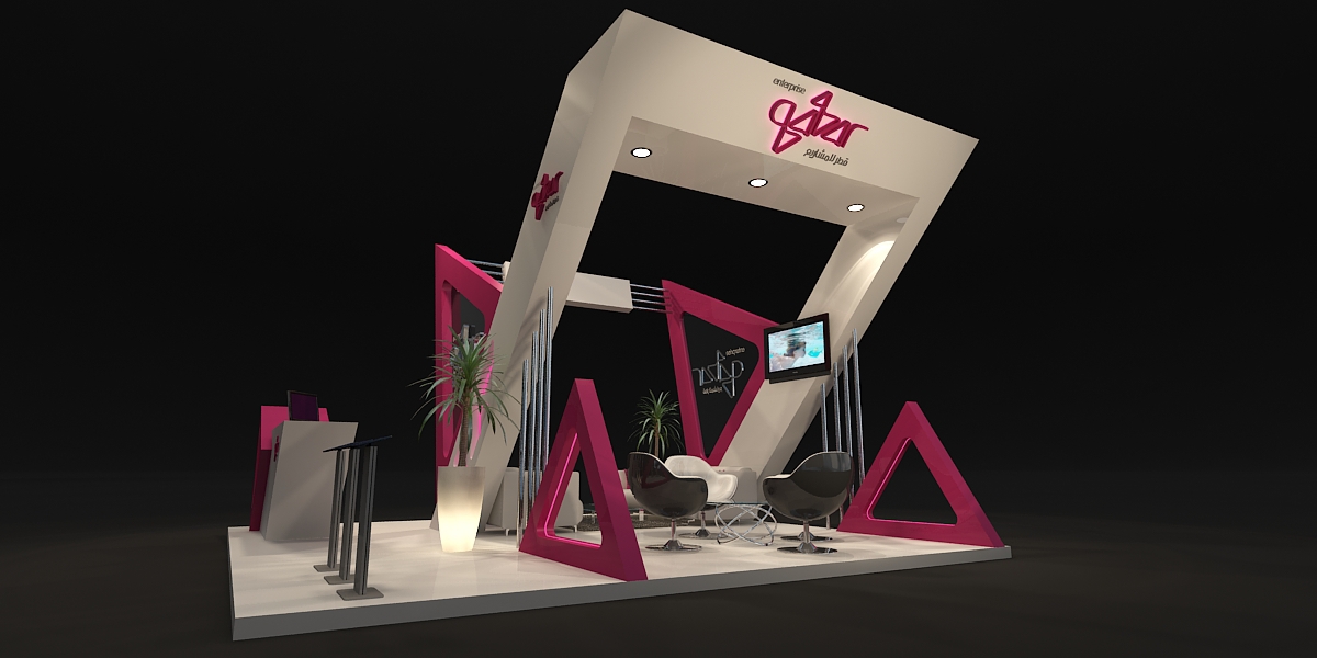 Qatar pro creative concepts amr atya booth Exhibtions qatar enterprise