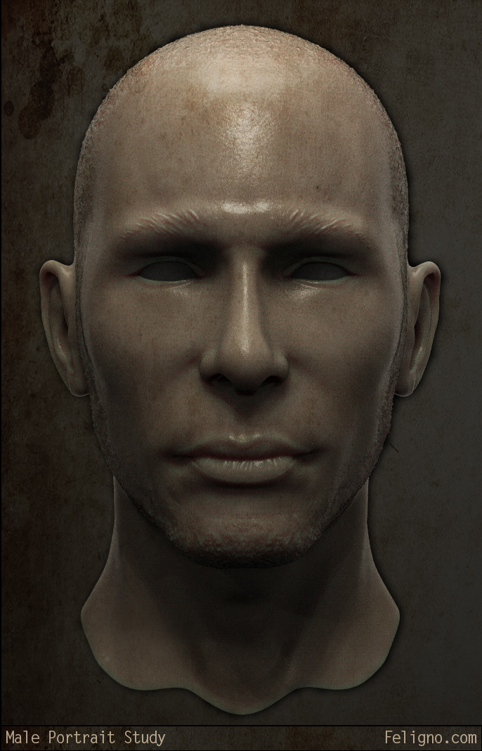 Sculpt feligno jeff Character artist human portrait