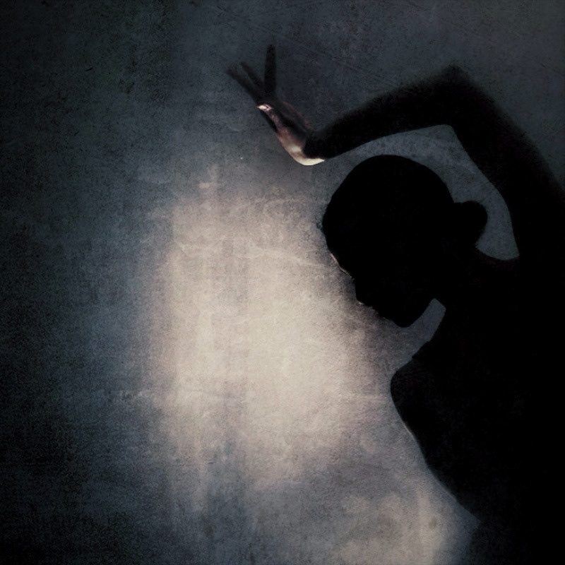 Silhouette figure DANCE   light dark abstract Musical inspiration Creativity