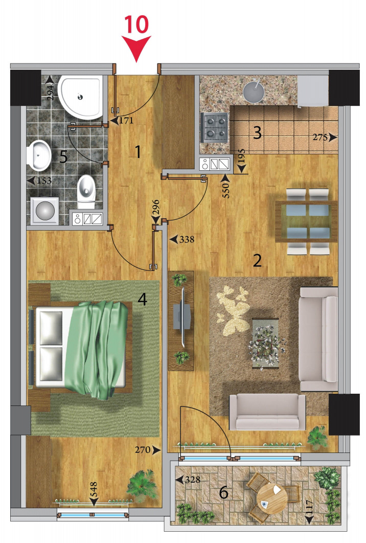residential building design Schematics living rooms Condo flat place to live FLOOR ground green