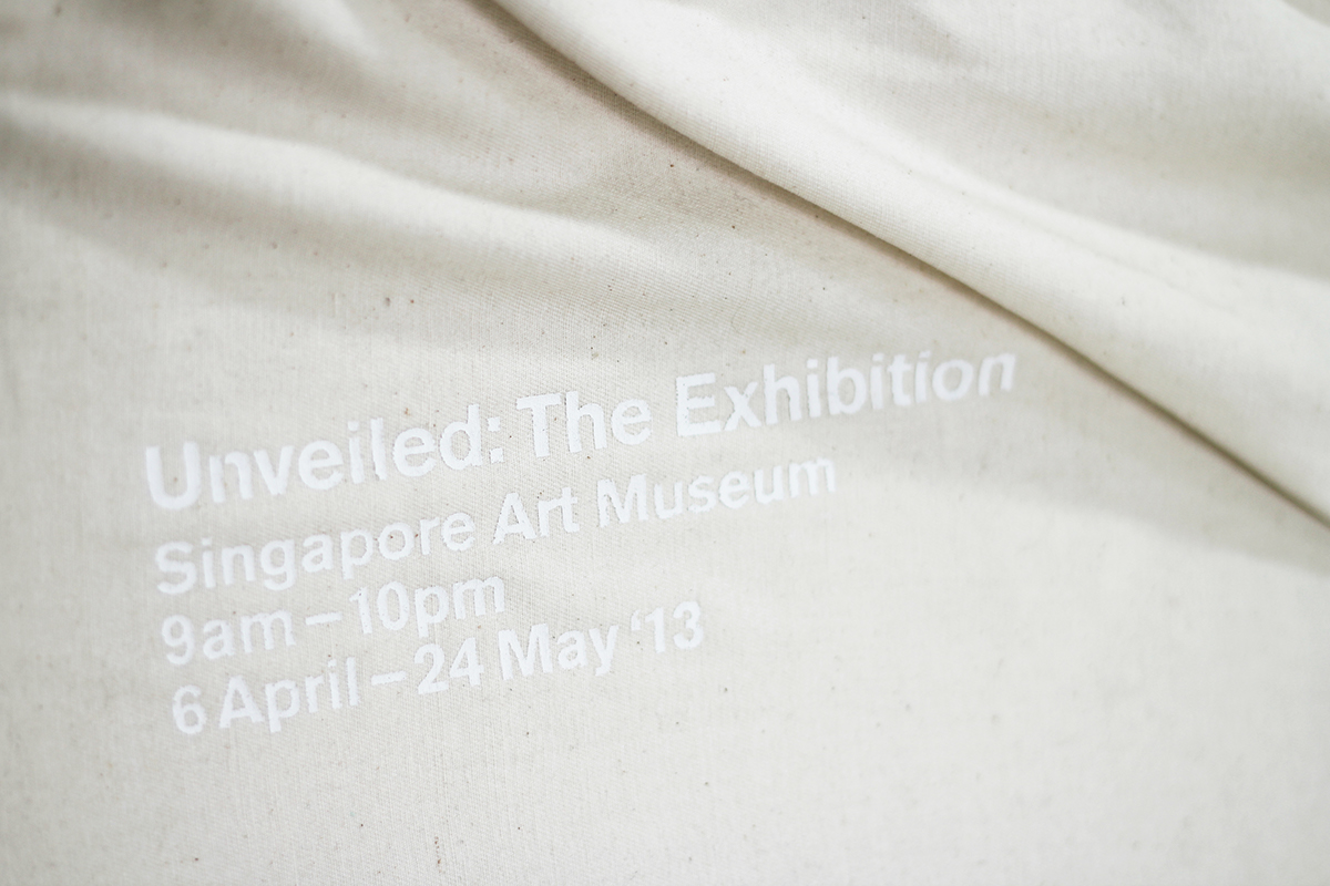 poster direct mailer cloth textile Exhibition  art