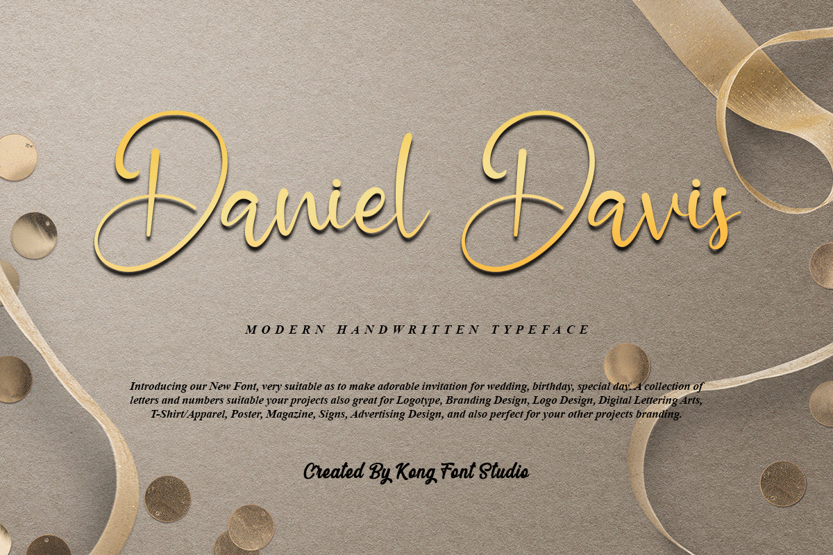 branding  Christmas daniel davis font handwritten Logotype merrychristmas modern Script Typeface