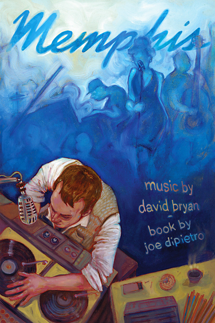 Memphis Musical musical theater theater  Theatre Radio dj poster Oil Painting broadway tdylan t. dylan moore