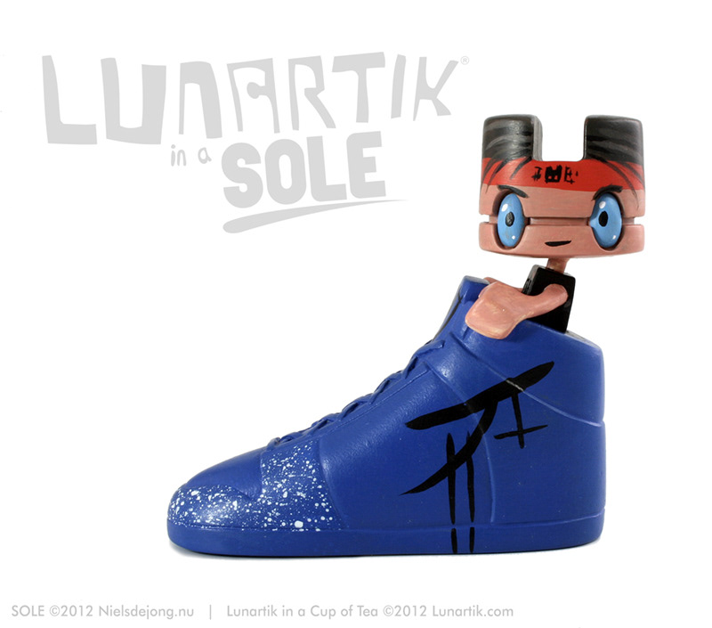 Lunartik  Designer Toys sneakers sole art Resin Casts Designer toys
