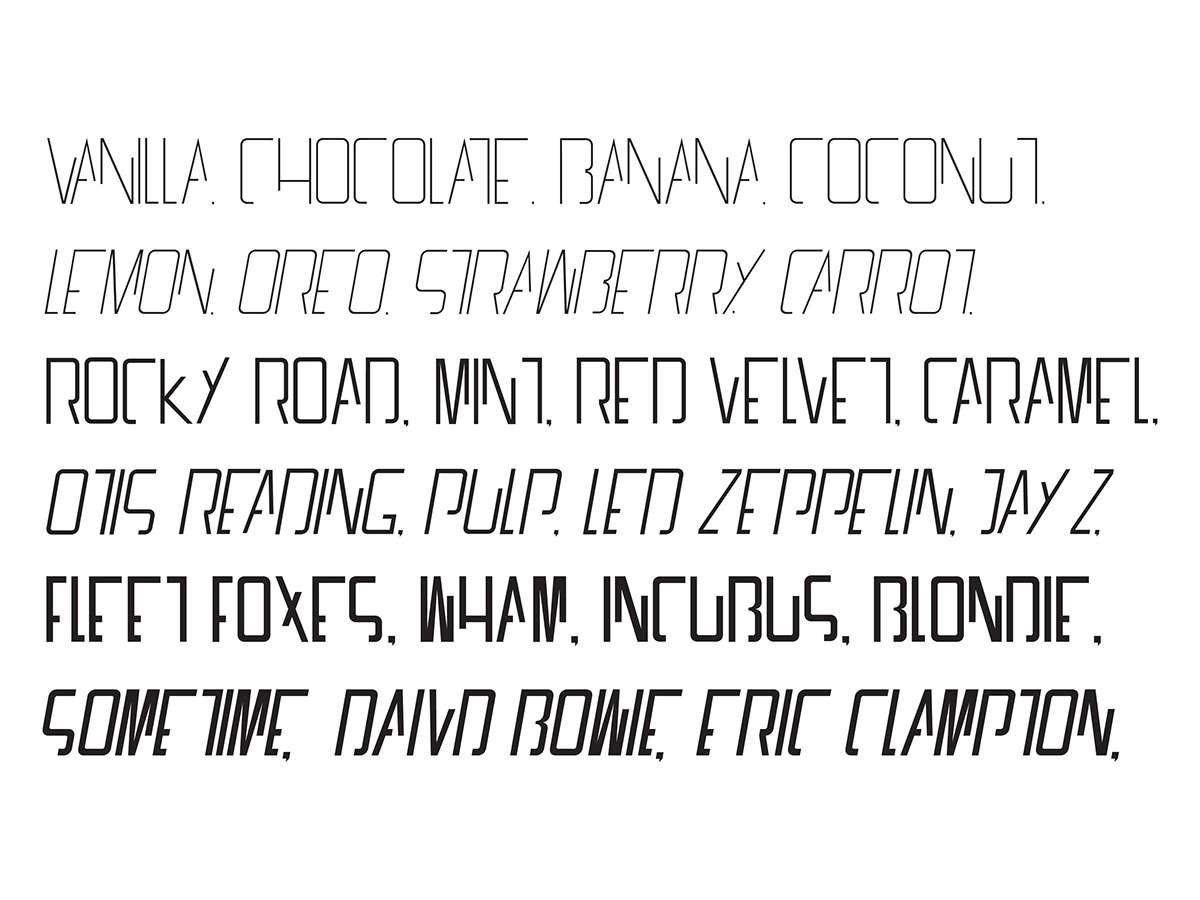 design Typeface Layout Design geometric modernism