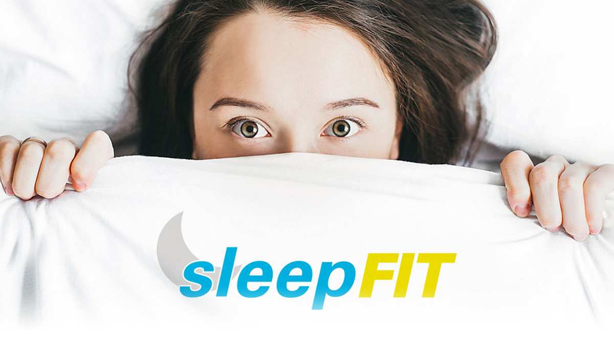 sleep FIT pillows graphic design  print branding  logo Packaging Web Design 