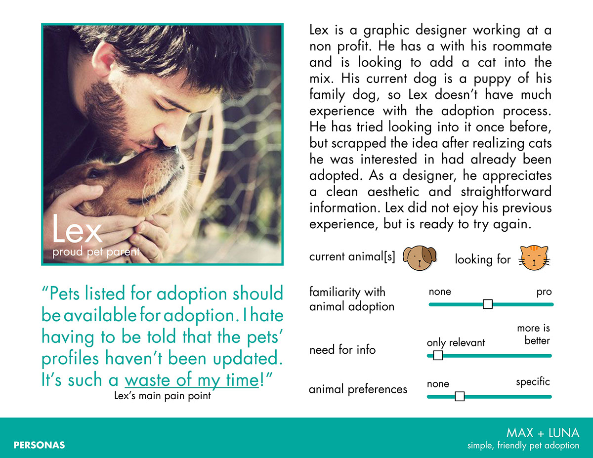 Adobe Portfolio app design Pet Adoption wire framing