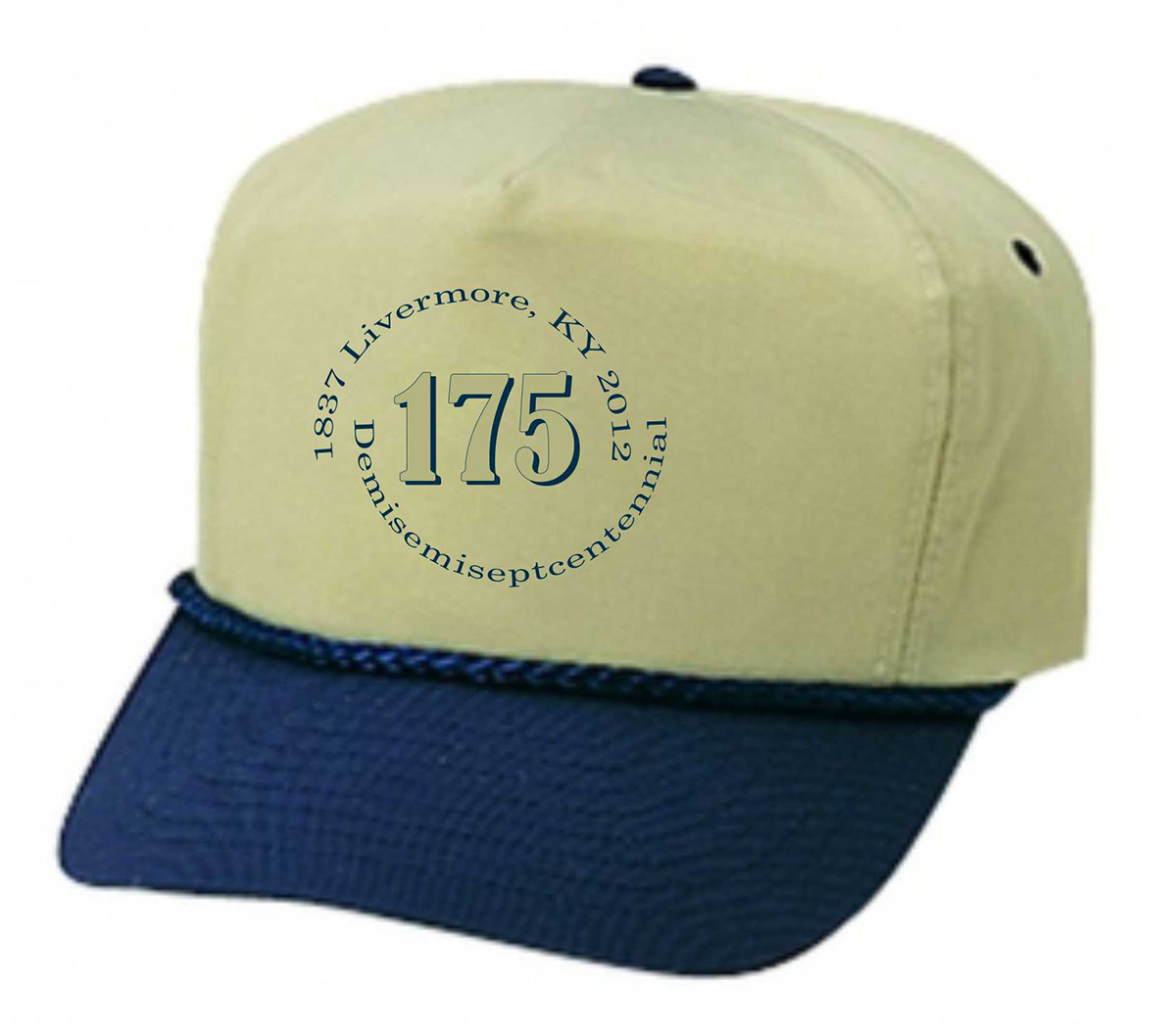 demisemiseptcentennial 175th Livermore  KY hat t-shirt Livermore Woman's Club