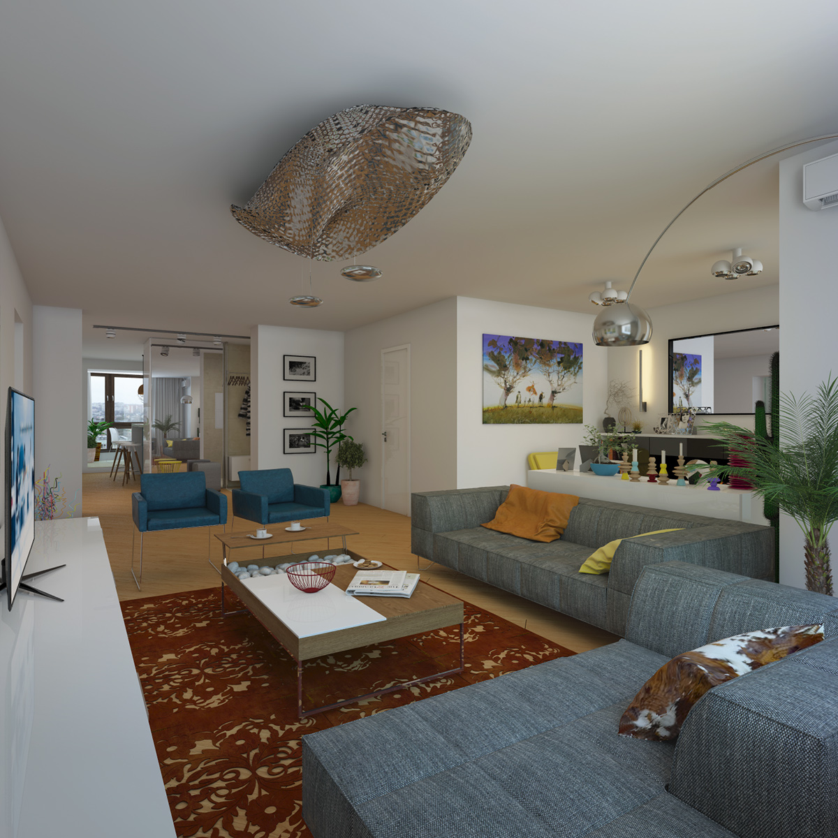 design  Visualisation apartment Architectural rendering