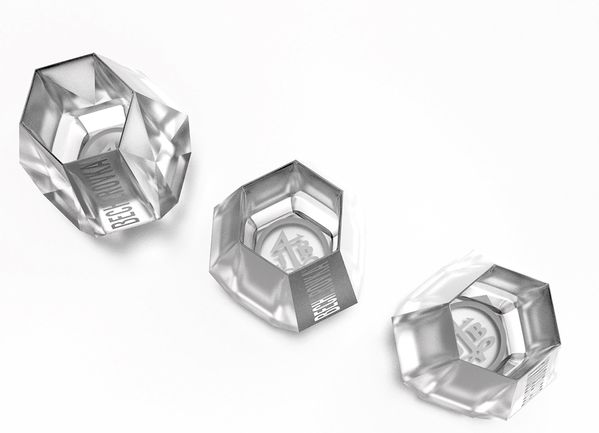 glass design - Becherovka brand