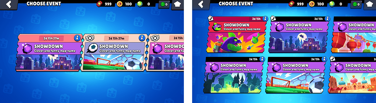 brawl stars Game Art game ui mobile game supercell UI concept art Game Icons ux