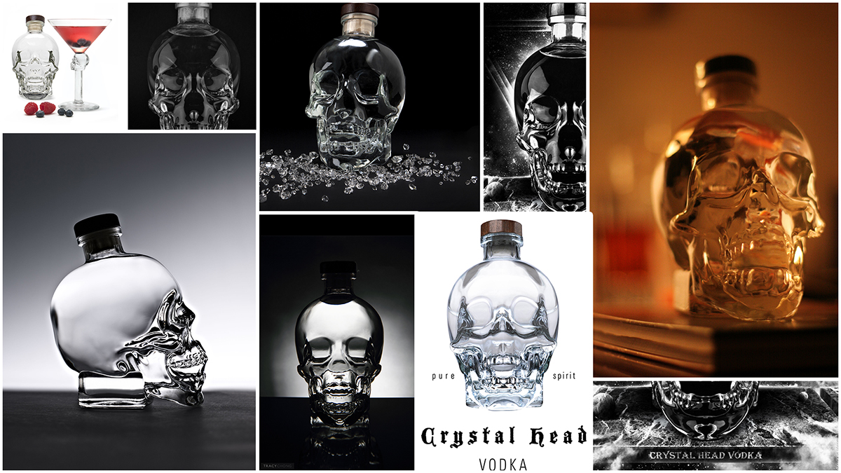 crystal head skull Vodka crystal head Crystal Head Vodka 3dsmax vray Liquid bottle perfume