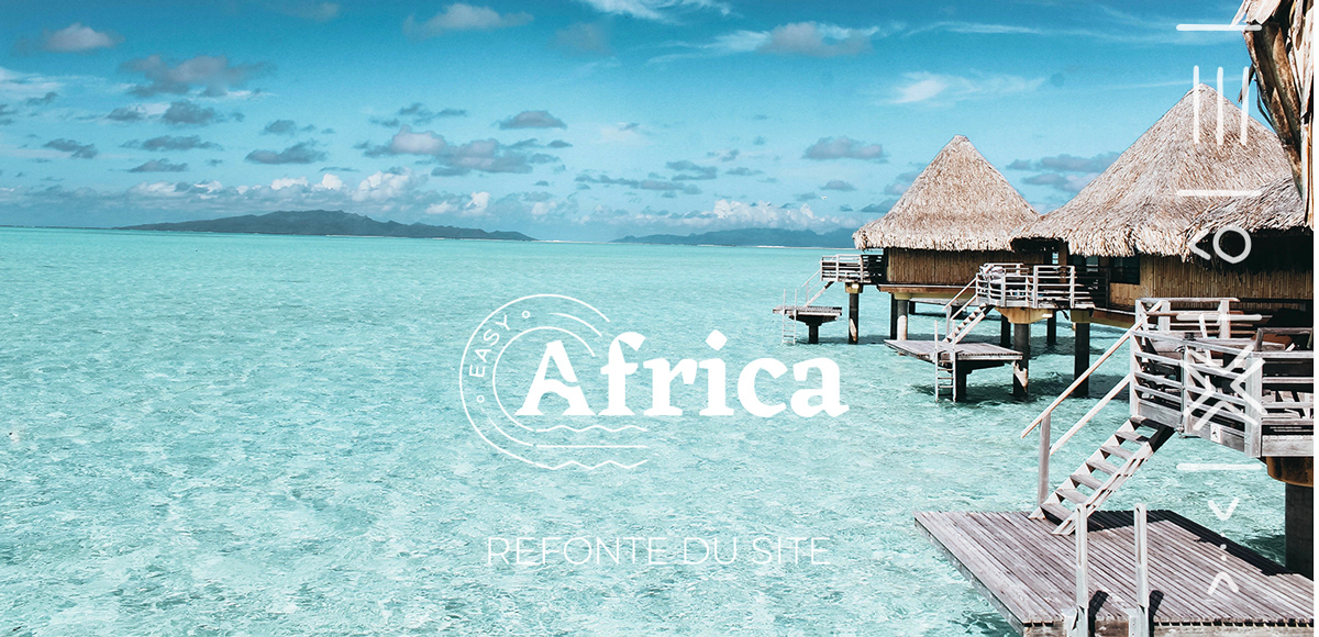 africa Conception direction artistique homepage italie redesign Travel UI ux Webdesign