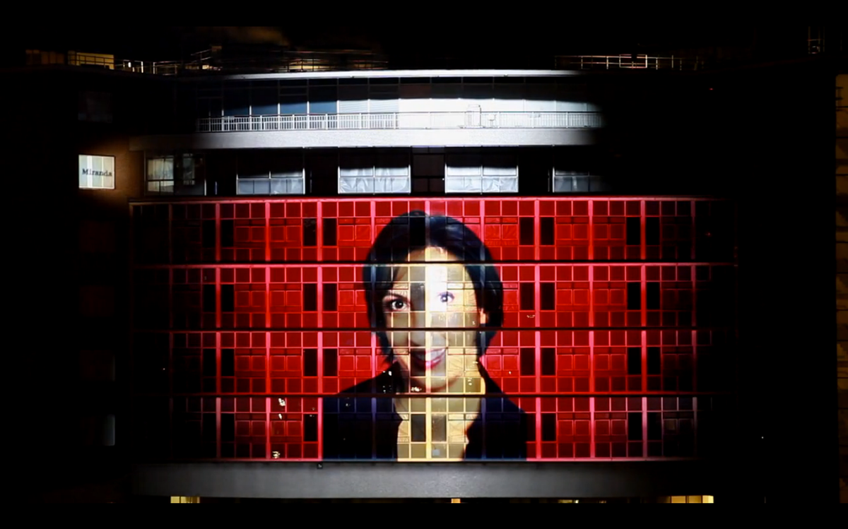 BBC  Projection mapping  animation