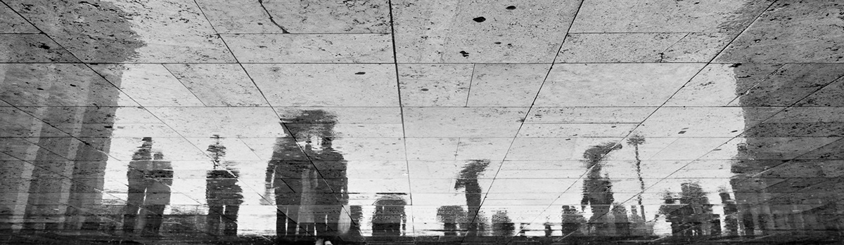 Paris b&w water mirror mirroring reflect reflecting strret art Street car Cars eiffel tower photo city art