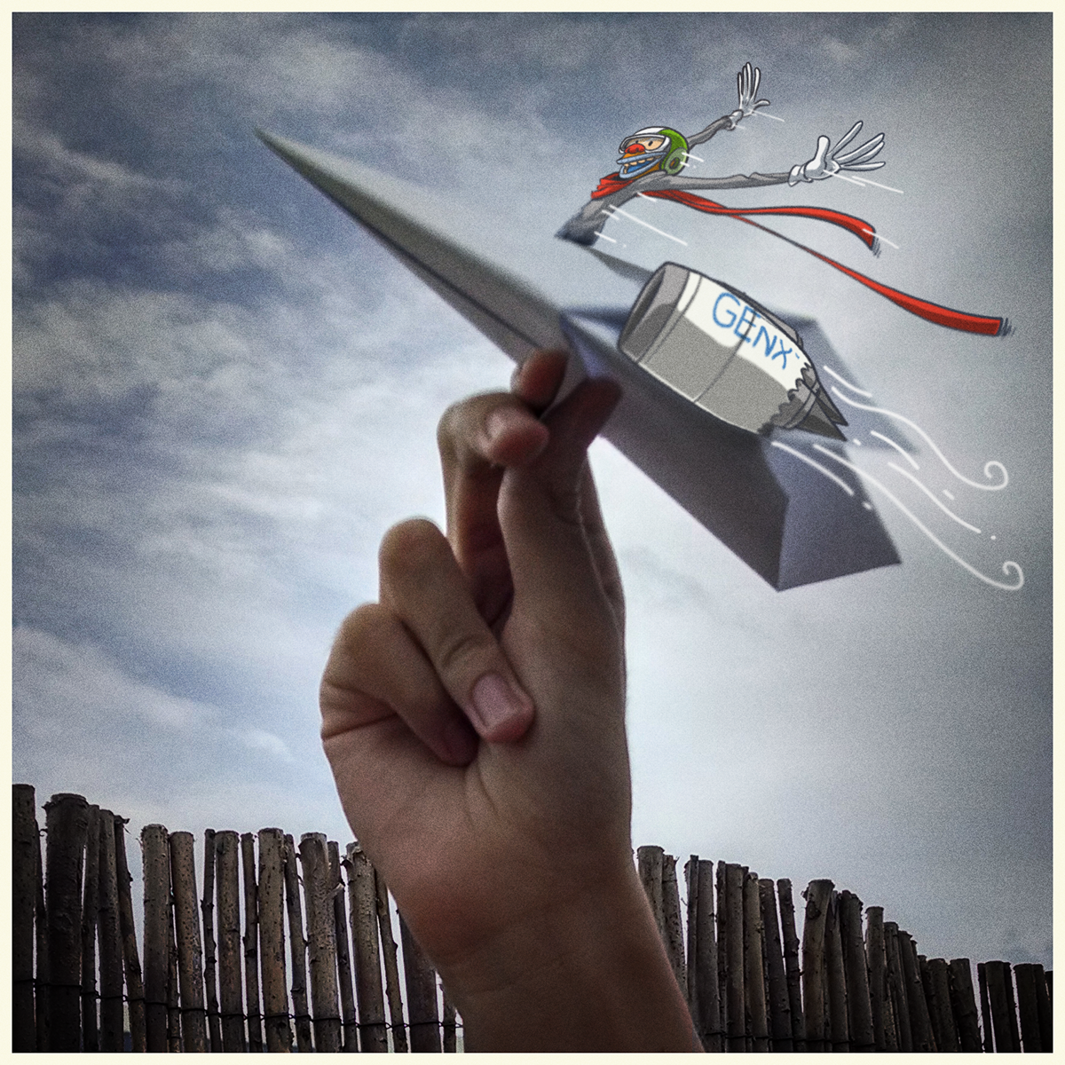 general eletrons genx GeCelma airplanes paper photo aviãozinho Leo leocartunista Leonardo